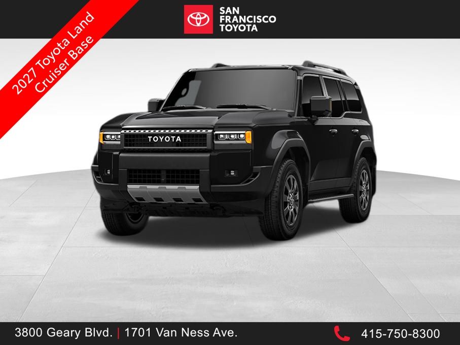 Black 2027 Toyota Land Cruiser SUV / Crossover Four-Wheel Drive 8-Speed Automatic