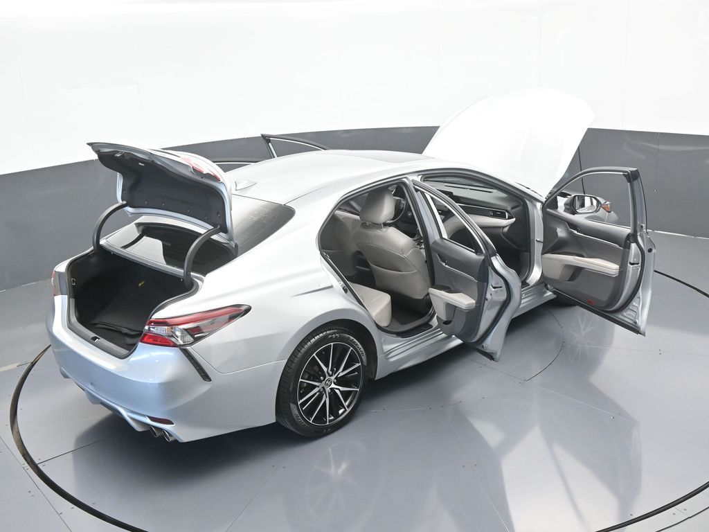 Used 2021 Celestial Silver Metallic Toyota SE image 65