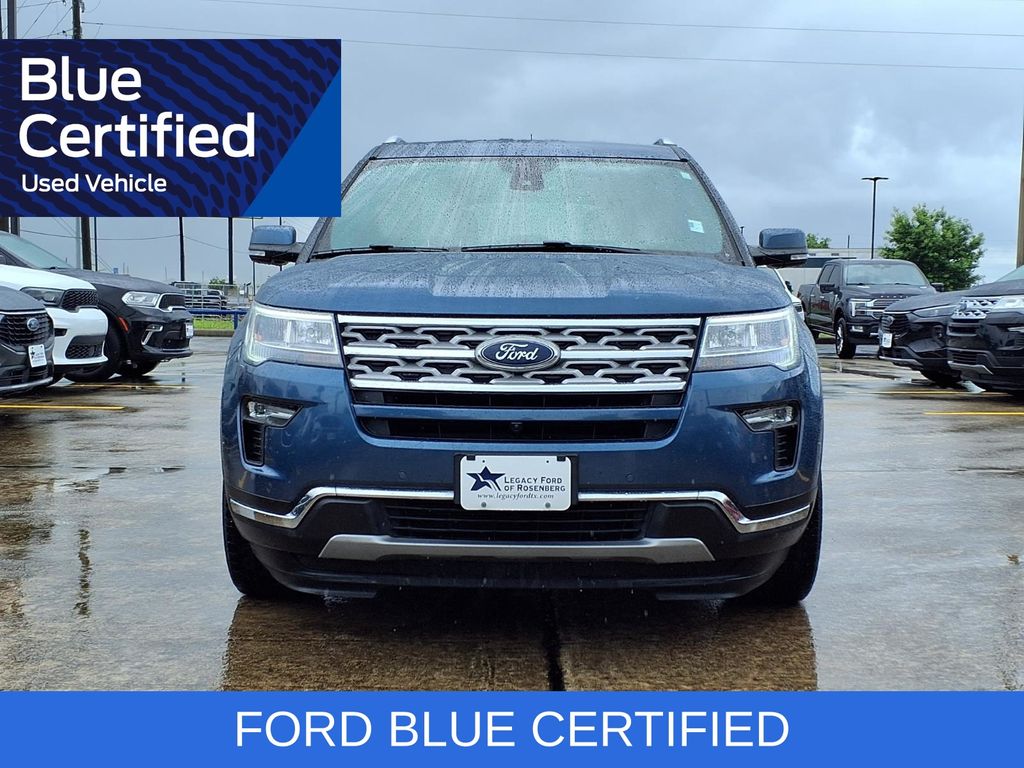 2019 Ford Explorer Limited Blue at Baytown Hyundai