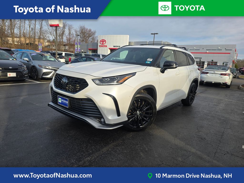 Wind Chill Pearl Off- White 2023 Toyota Highlander SUV / Crossover All-Wheel Drive 8-Speed Automatic