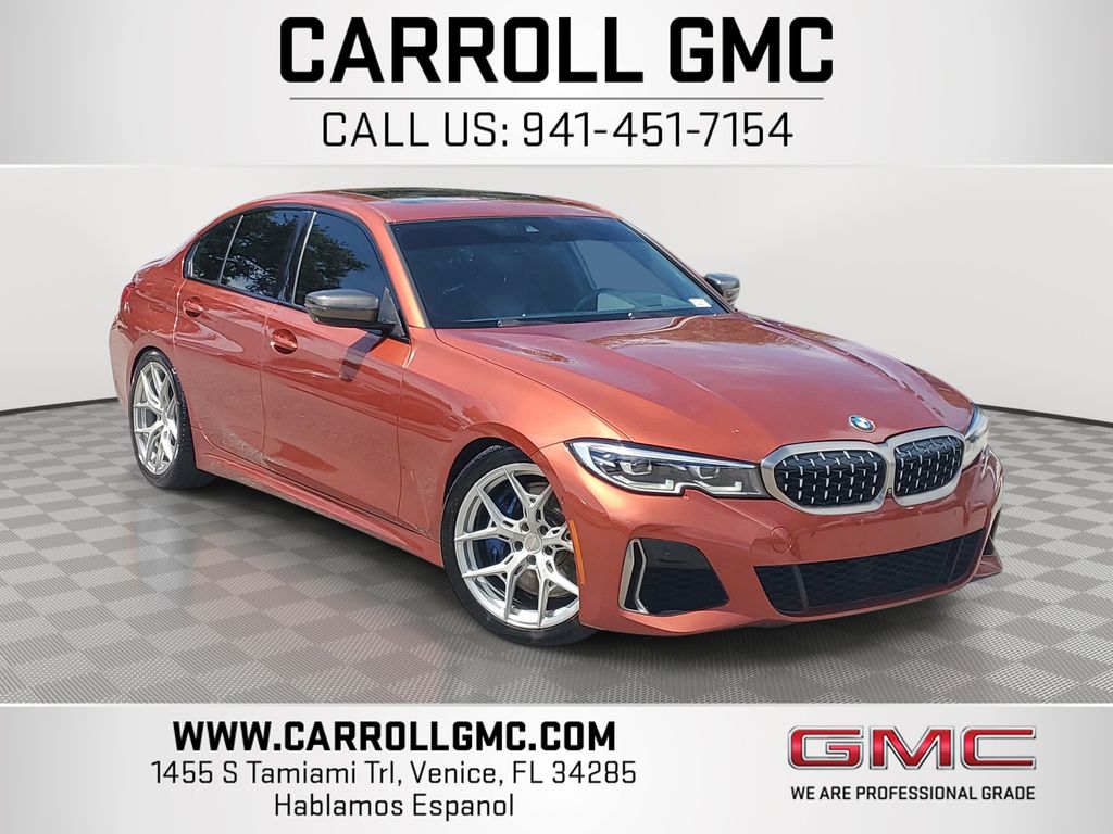 Sunset Orange Metallic 2020 BMW 3 Series Sedan Rear-Wheel Drive 8-Speed Automatic