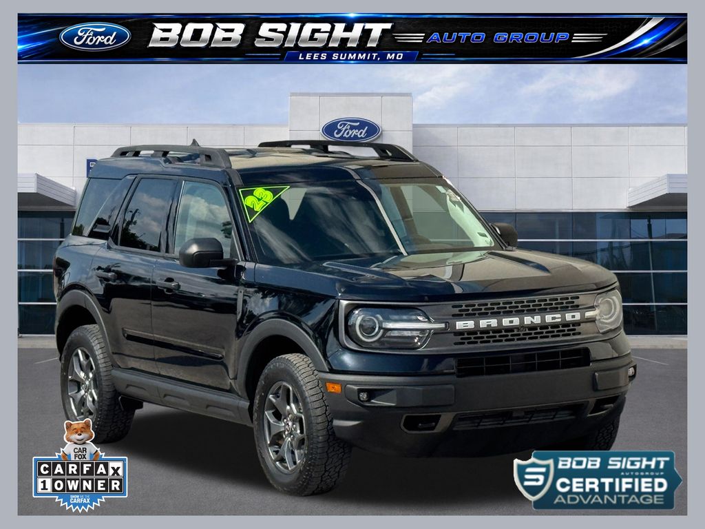 Shadow Black 2023 Ford Bronco Sport SUV / Crossover All-Wheel Drive 8-Speed Automatic
