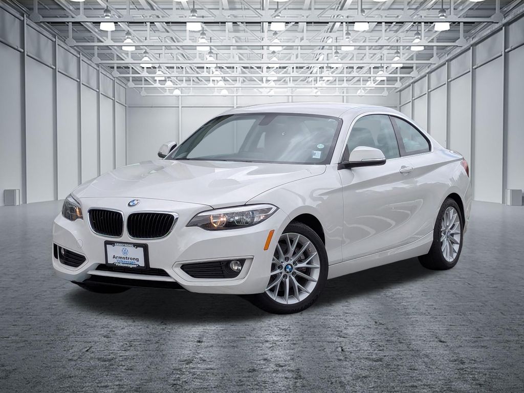 Alpine White 2015 BMW 2 Series 228i Coupe RWD Coupe Rear-Wheel Drive 6-Speed Manual
