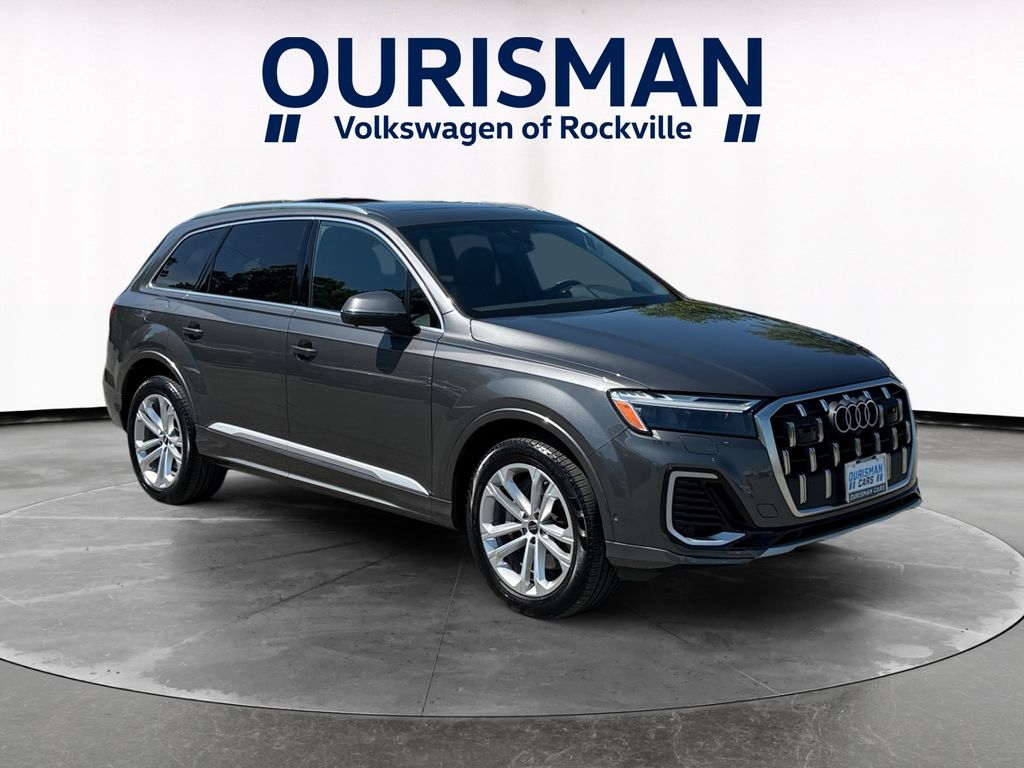 Gray Metallic 2025 Audi Q7 SUV / Crossover All-Wheel Drive 8-Speed Automatic