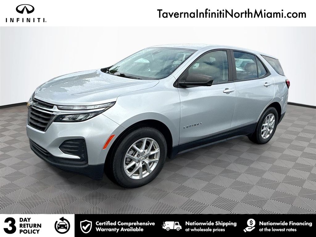 Silver Ice Metallic 2022 Chevrolet Equinox LS FWD with 1LS SUV / Crossover Front-Wheel Drive 6-Speed Automatic Overdrive