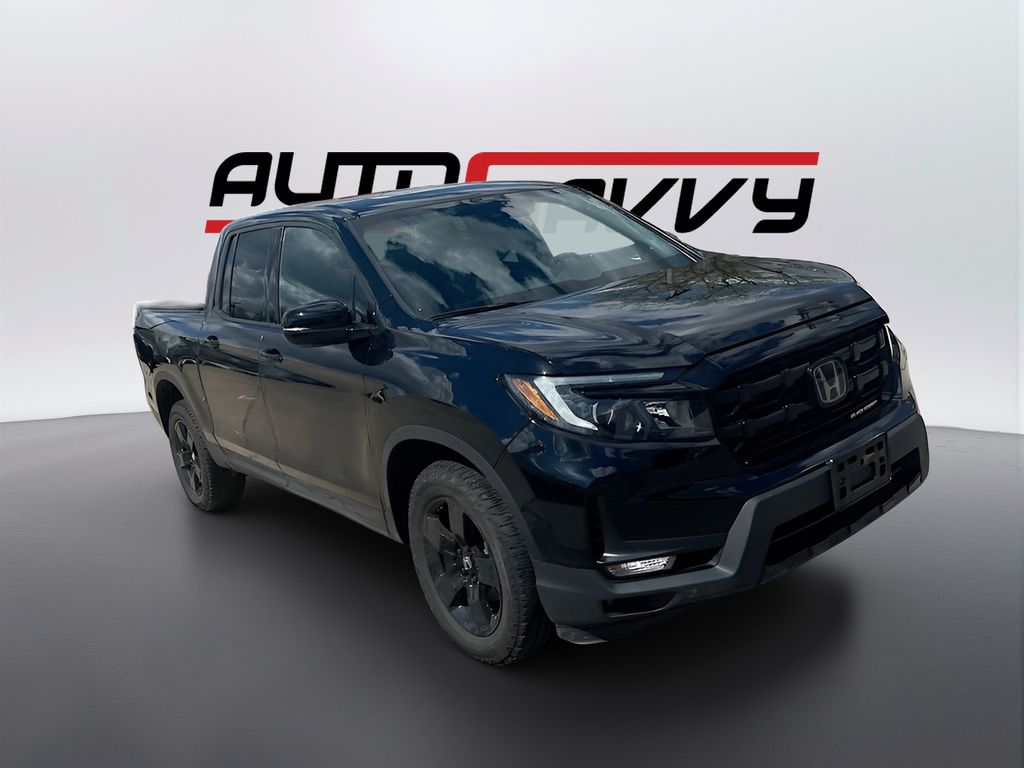 Black 2024 Honda Ridgeline Pickup Truck All-Wheel Drive 9-Speed Automatic