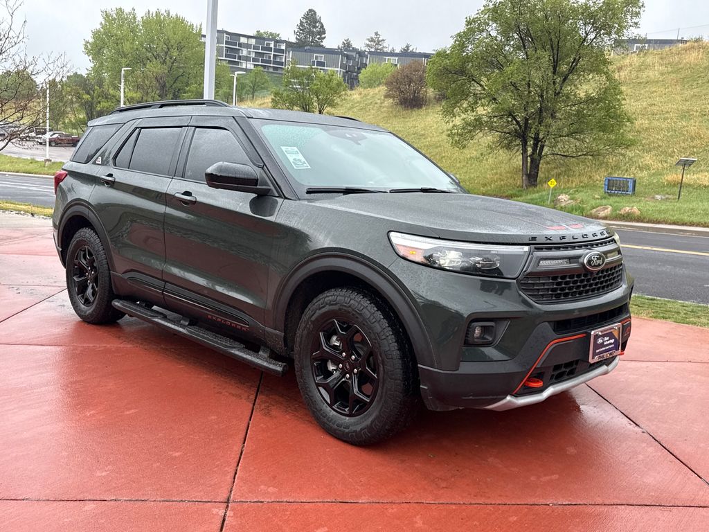 Green Metallic 2023 Ford Explorer Timberline AWD SUV / Crossover All-Wheel Drive Automatic