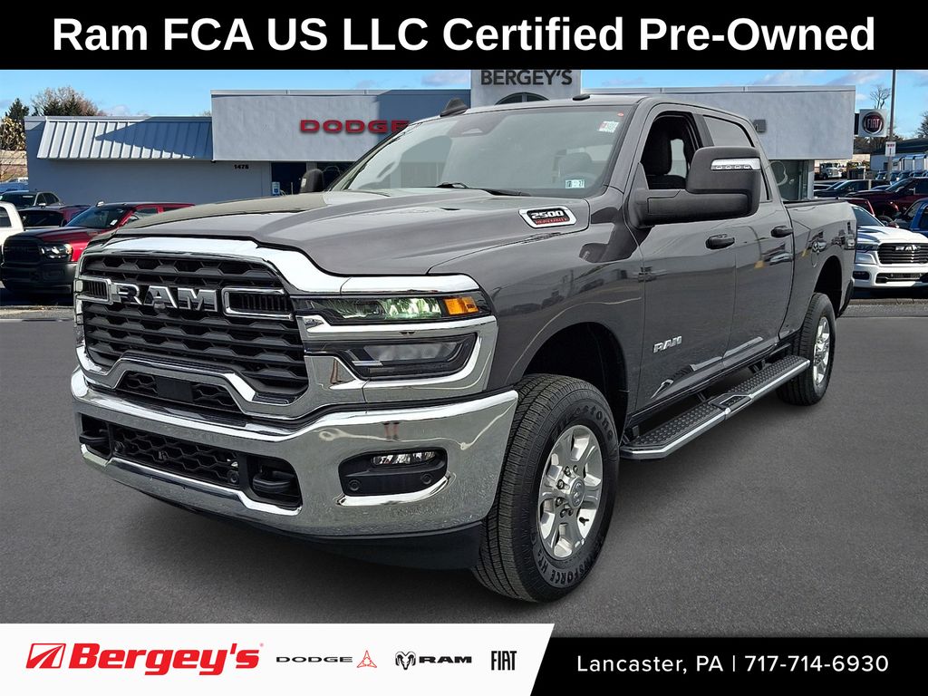Gray (Granite Crystal Metallic Clearcoat) 2025 RAM 2500 Pickup Truck Four-Wheel Drive 8-Speed Automatic