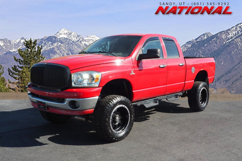 Flame Red 2009 Dodge RAM 2500 Pickup Truck Four-Wheel Drive 6-Speed Automatic