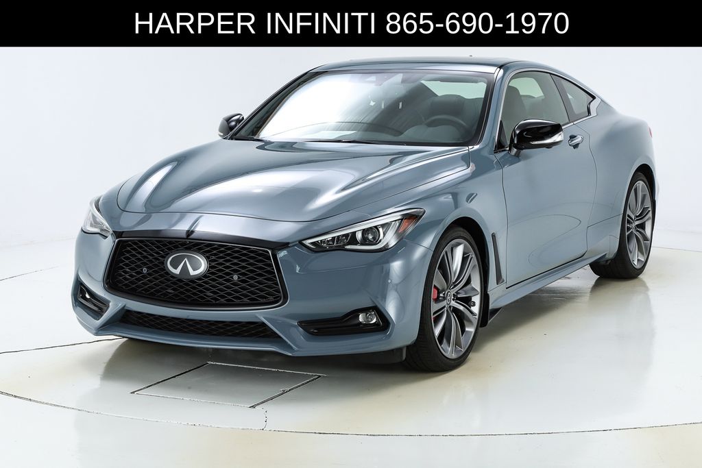 Slate Gray 2021 INFINITI Q60 Red Sport 400 AWD Coupe All-Wheel Drive 7-Speed Automatic