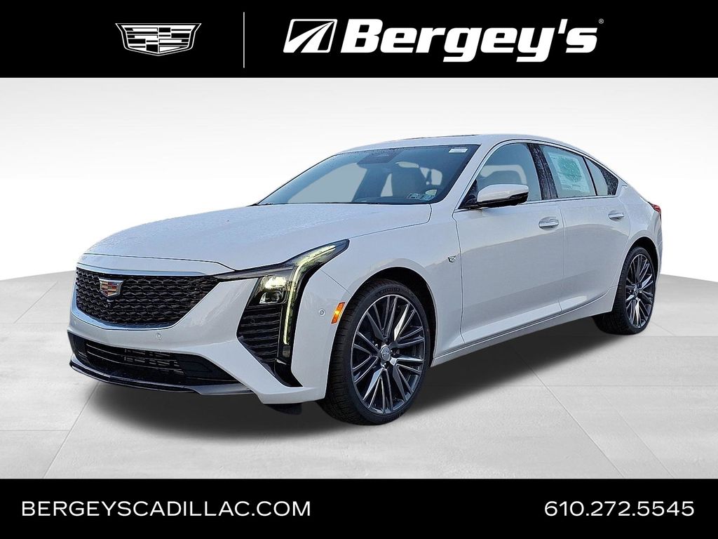 Summit White 2026 Cadillac CT5 Sedan All-Wheel Drive Automatic