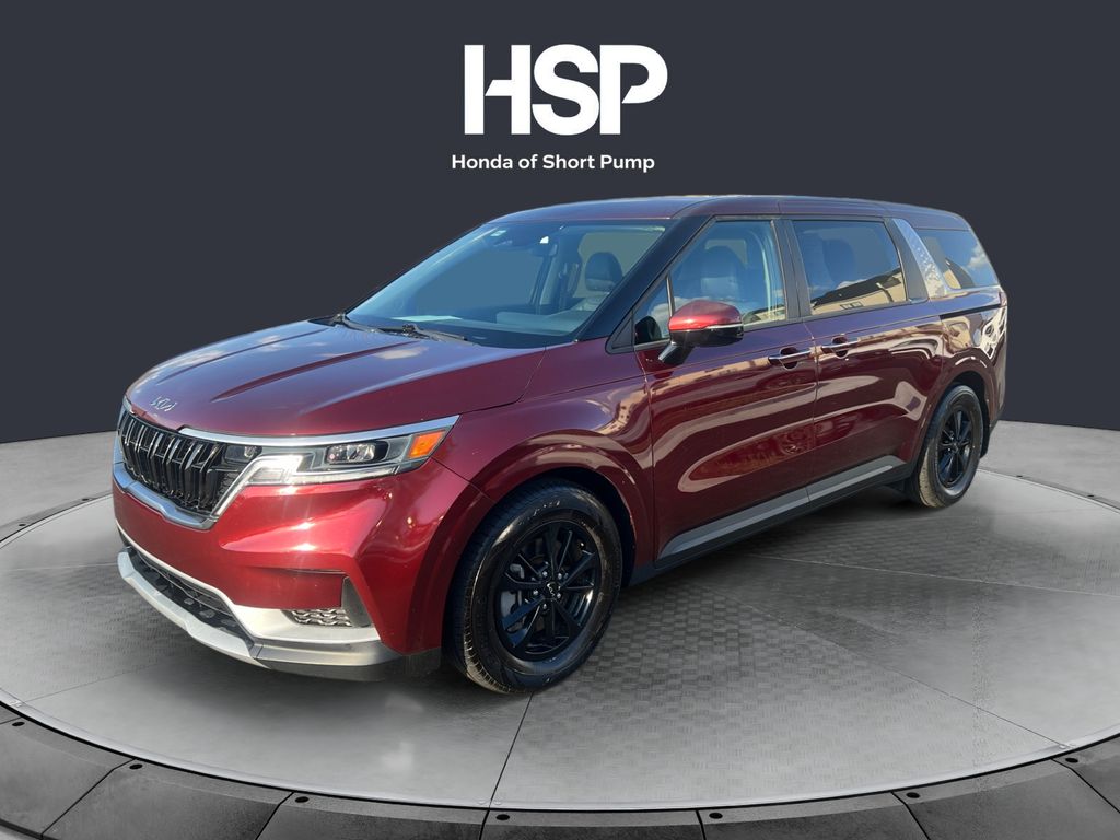 Flare Red 2023 Kia Carnival LX FWD Minivan Front-Wheel Drive 8-Speed Automatic