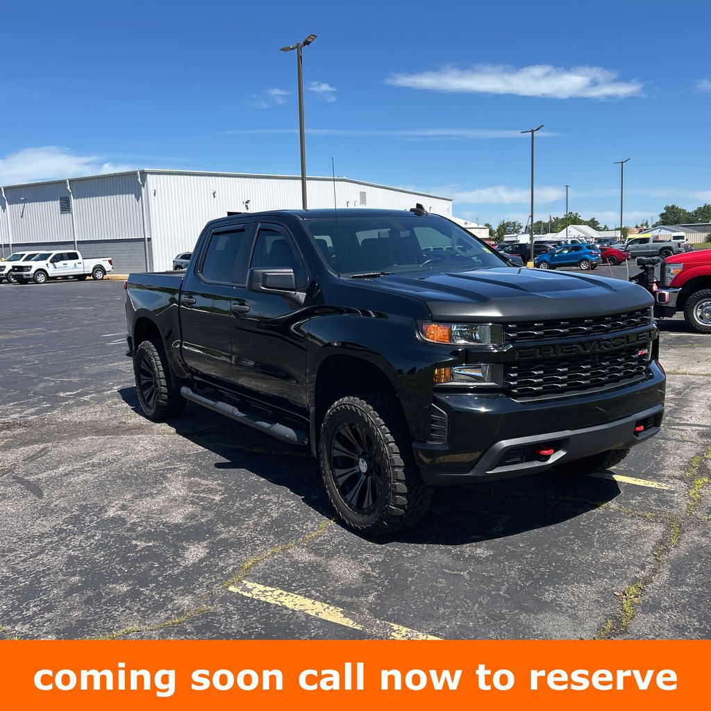 Black 2021 Chevrolet Silverado 1500 Pickup Truck Four-Wheel Drive 6-Speed Automatic Overdrive
