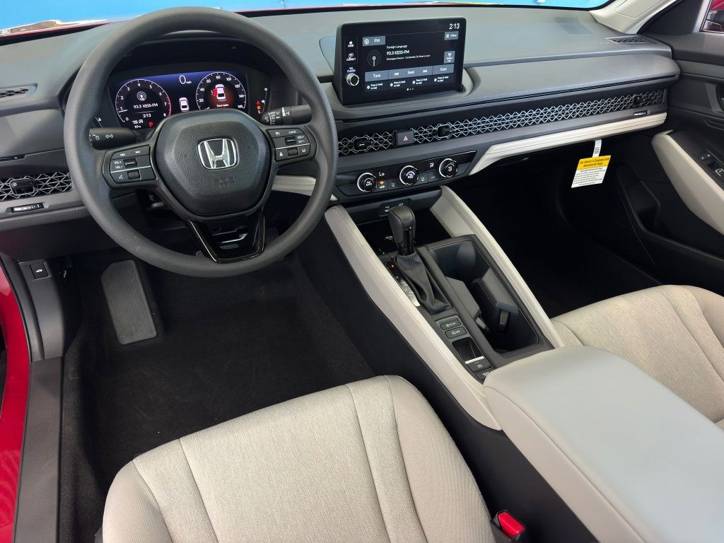 2026 Honda Accord LX Red at Community Honda