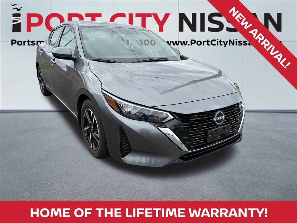 Gray (Gun Metallic) 2024 Nissan Sentra SV FWD Sedan Front-Wheel Drive Continuously Variable Transmission