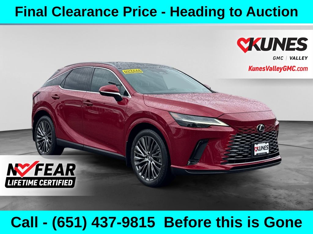 Matador Red Mica 2024 Lexus RX Hybrid SUV / Crossover All-Wheel Drive Continuously Variable Transmission