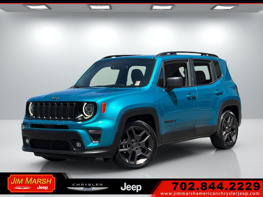 Bikini Metallic Clearcoat 2021 Jeep Renegade Latitude FWD SUV / Crossover Front-Wheel Drive 9-Speed Automatic