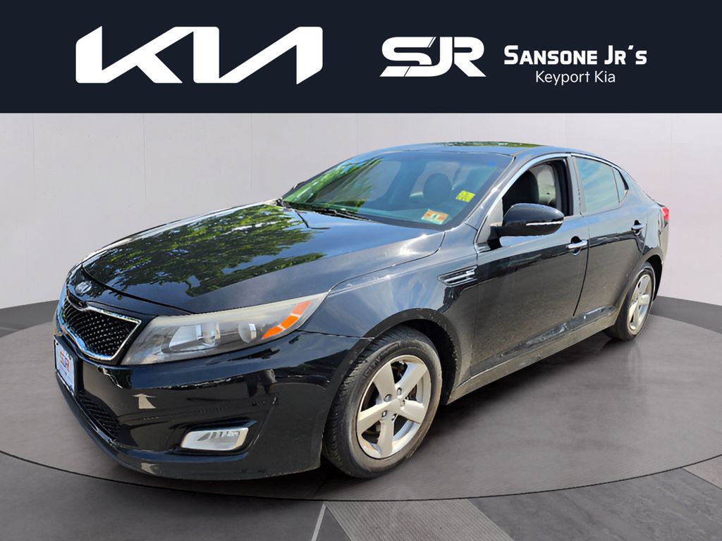 Ebony Black 2015 Kia Optima Sedan Front-Wheel Drive 6-Speed Automatic