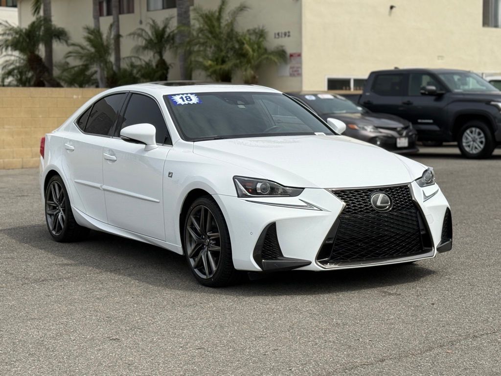 Ultra White 2018 Lexus IS 300 RWD Sedan Rear-Wheel Drive 8-Speed Dual Clutch