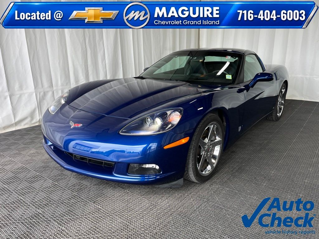 Lemans Blue Metallic 2007 Chevrolet Corvette Coupe Rear-Wheel Drive 6-Speed Automatic