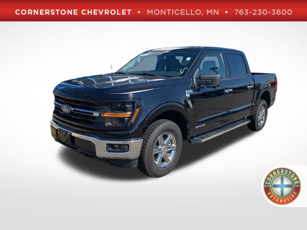 Black Metallic 2024 Ford F-150 Pickup Truck Four-Wheel Drive Automatic