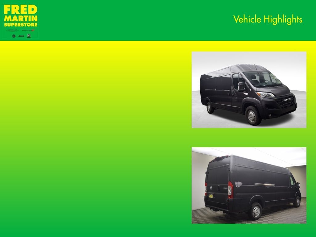 new 2026 Ram ProMaster 3500 car, priced at $52,585