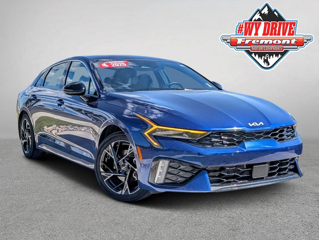 Yacht Blue 2025 Kia K5 Sedan Front-Wheel Drive 8-Speed Automatic