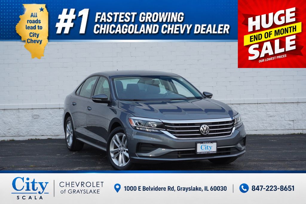 Gray 2020 Volkswagen Passat Sedan Front-Wheel Drive 6-Speed Automatic