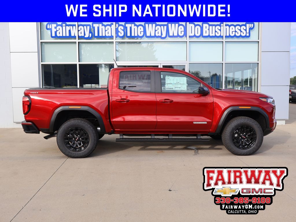 Volcanic Red Tintcoat 2026 GMC Canyon Pickup Truck Four-Wheel Drive 8-Speed Automatic
