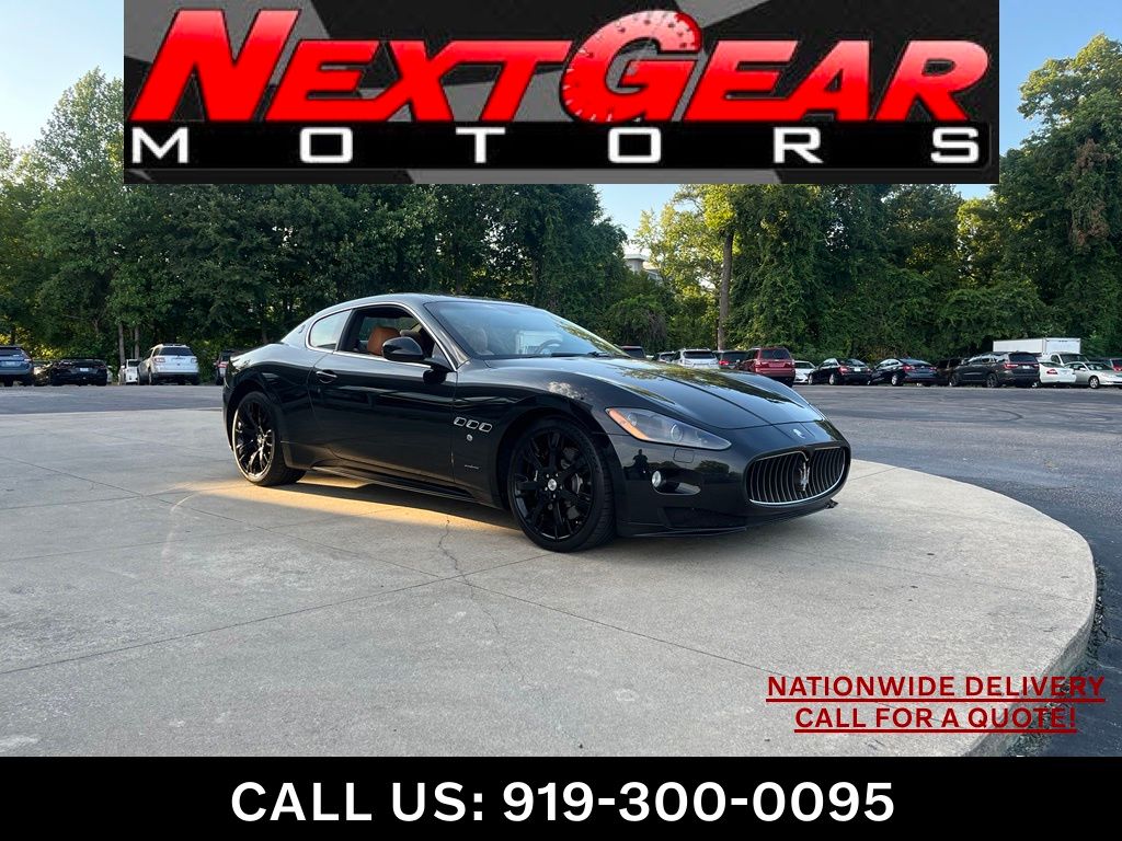 Black 2011 Maserati GranTurismo Coupe Rear-Wheel Drive 6-Speed Automatic