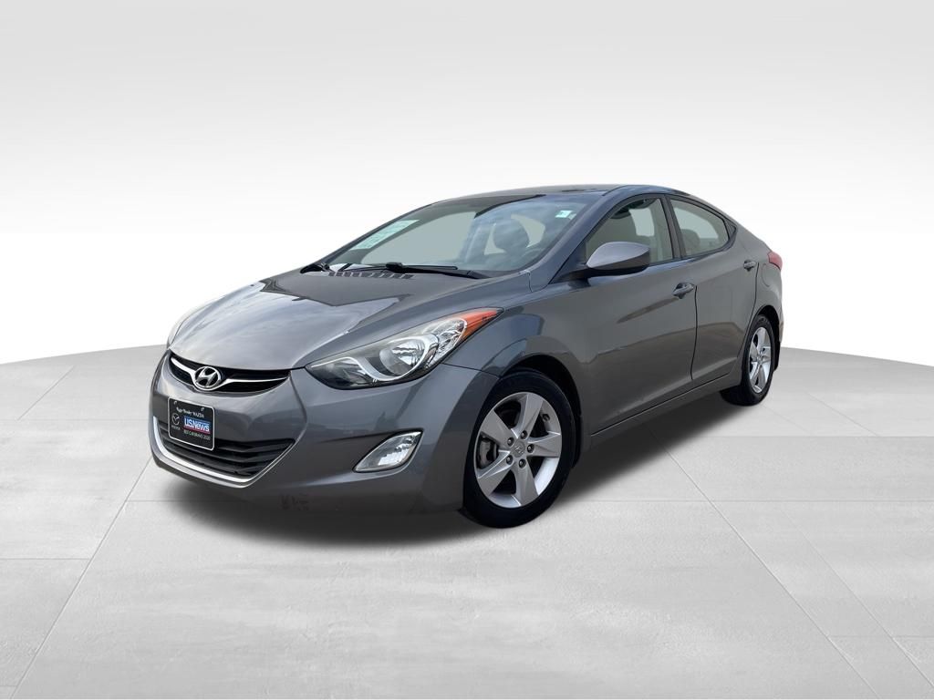 Harbor Gray Metallic 2013 Hyundai Elantra GLS FWD Sedan Front-Wheel Drive 6-Speed Automatic Overdrive