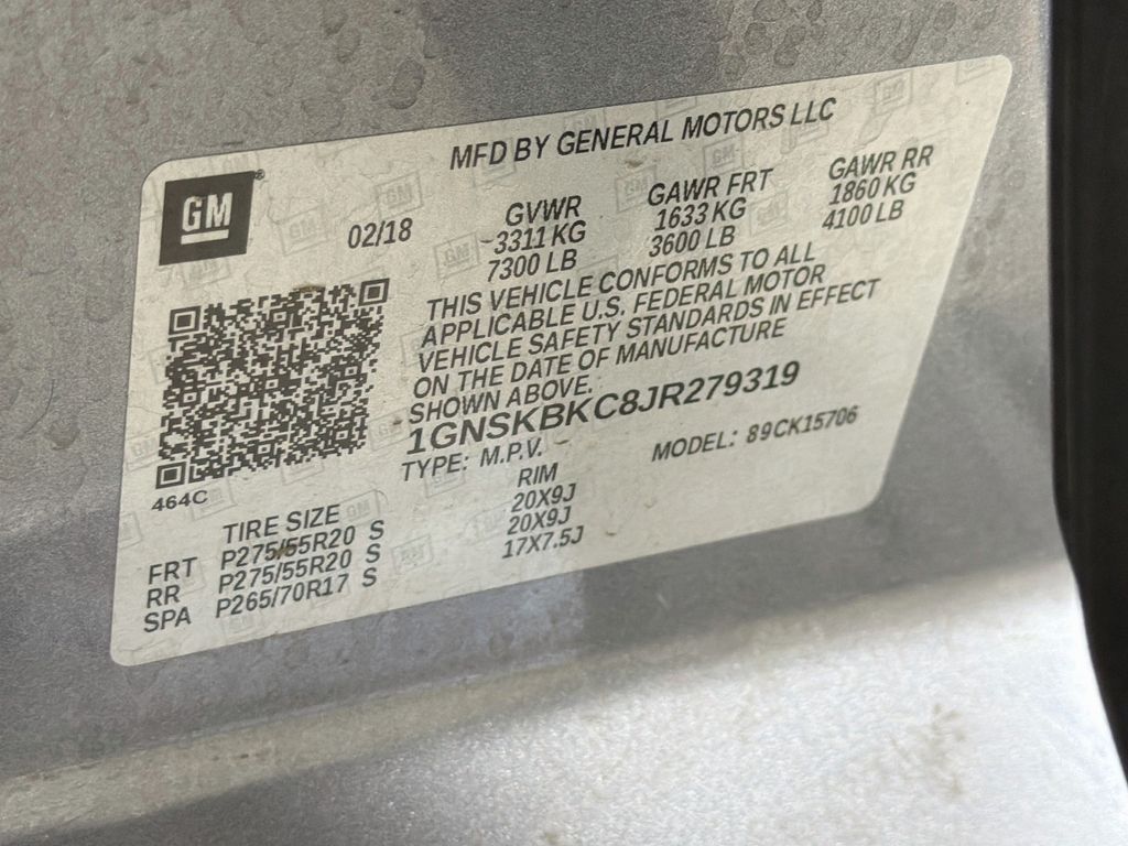 Used 2018 Chevrolet Tahoe SUV