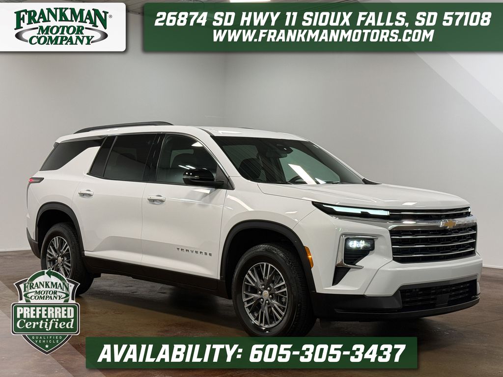 Summit White 2026 Chevrolet Traverse LT AWD SUV / Crossover Four-Wheel Drive 8-Speed Automatic