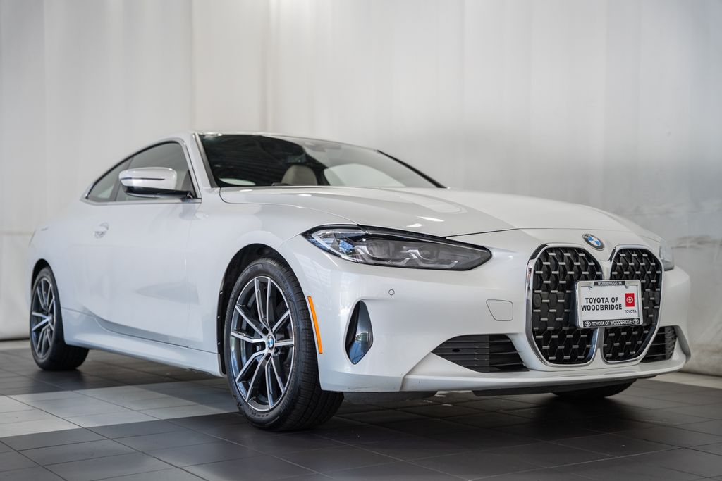Mineral White Metallic 2024 BMW 4 Series Coupe All-Wheel Drive 8-Speed Automatic
