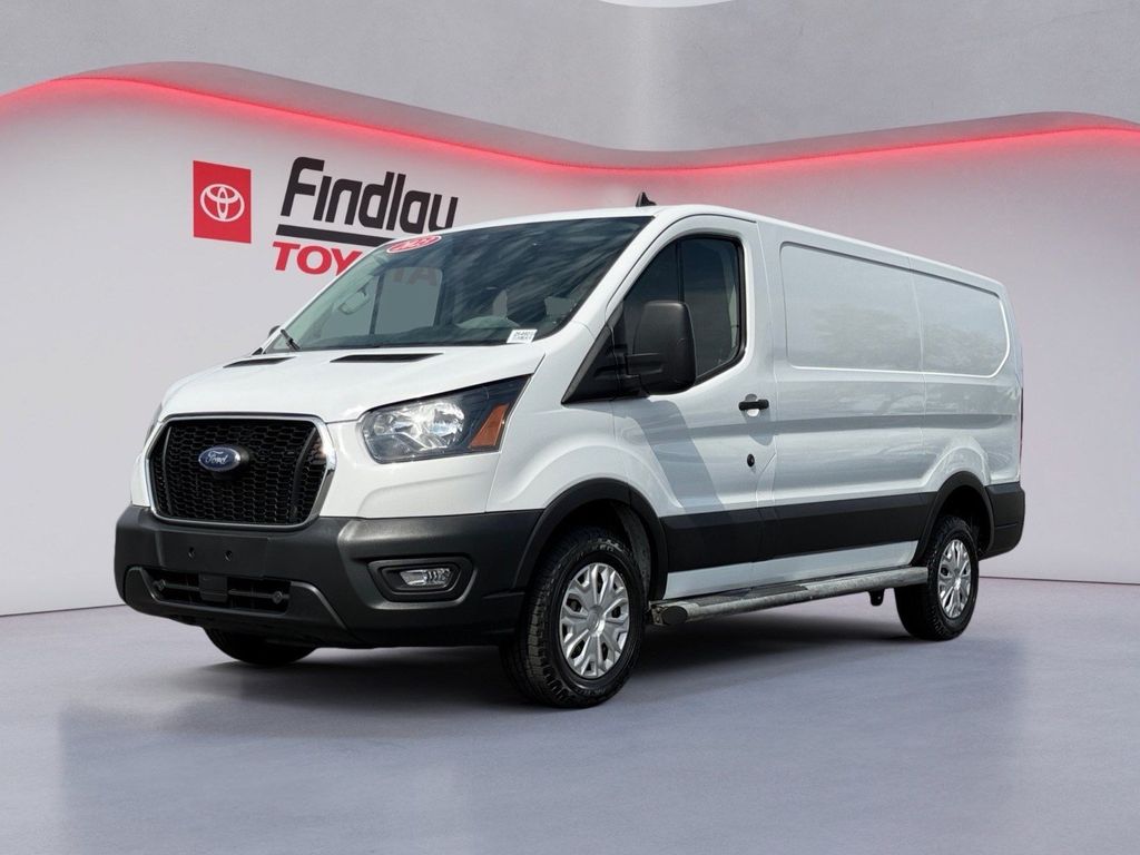 Oxford White 2023 Ford Transit Cargo Van Rear-Wheel Drive