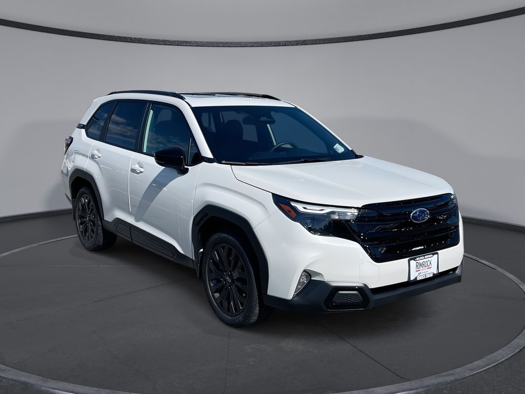 Crystal White Pearl 2026 Subaru Forester SUV / Crossover All-Wheel Drive Continuously Variable Transmission