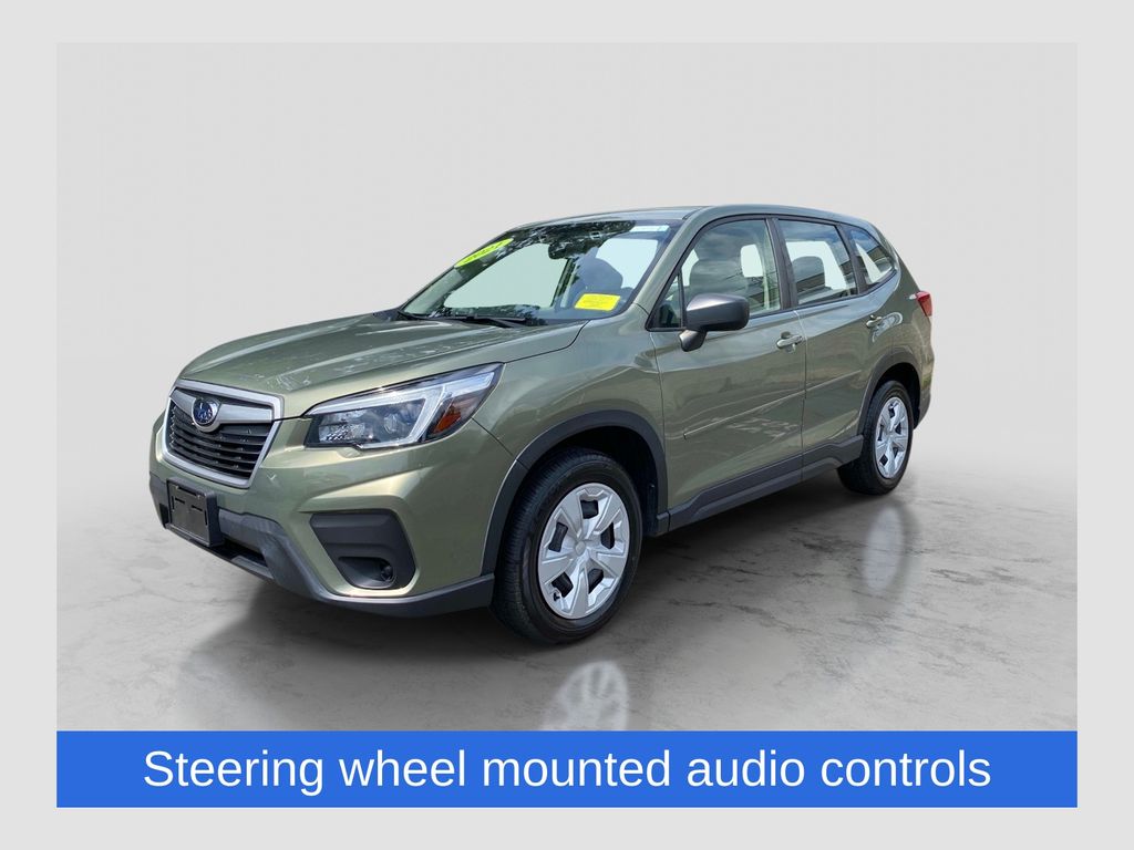 Jasper Green Metallic 2021 Subaru Forester SUV / Crossover All-Wheel Drive Continuously Variable Transmission