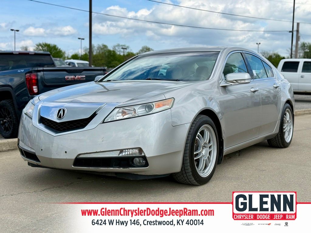 Silver 2010 Acura TL FWD Sedan Front-Wheel Drive 5-Speed Automatic