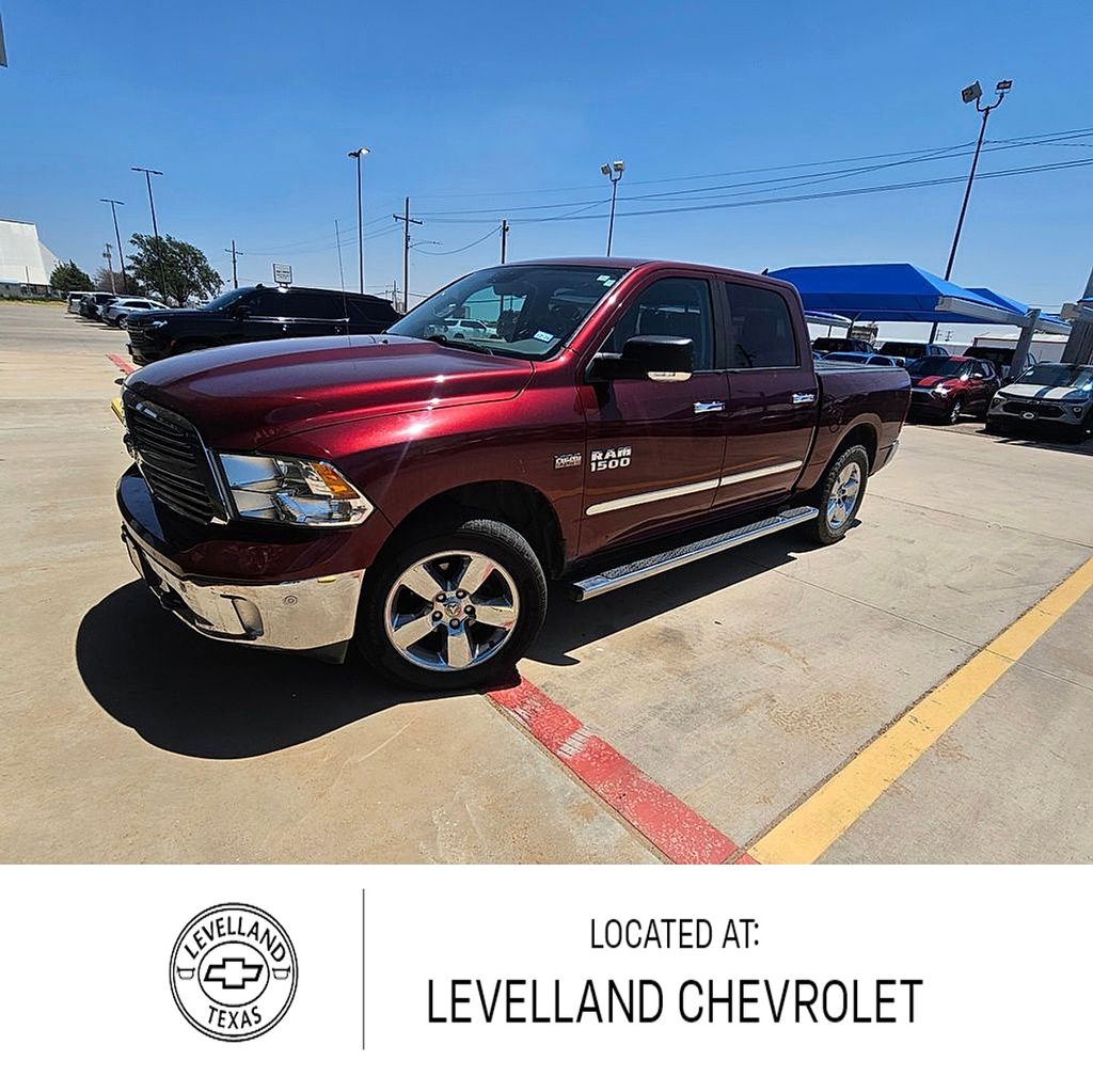 Delmonico Red Pearlcoat 2016 RAM 1500 Pickup Truck Four-Wheel Drive 8-Speed Automatic