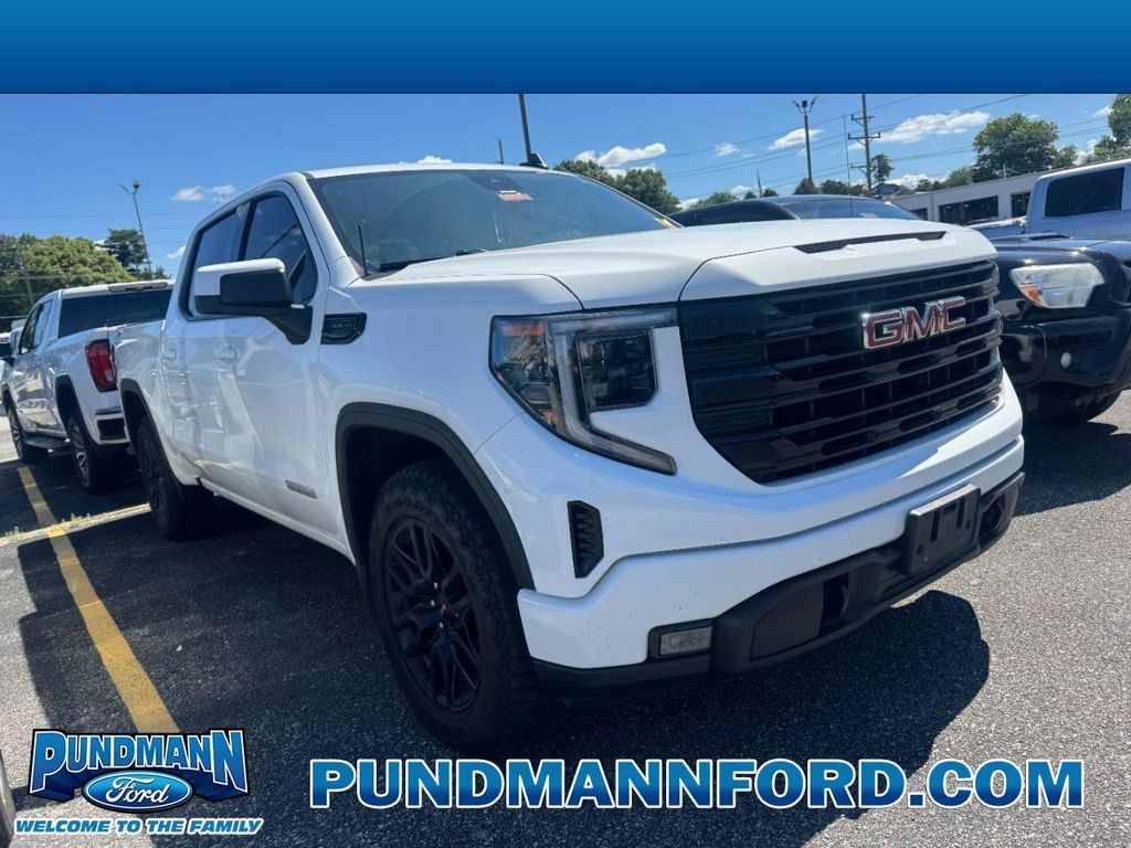 Summit White 2022 GMC Sierra 1500 Pickup Truck Four-Wheel Drive Automatic