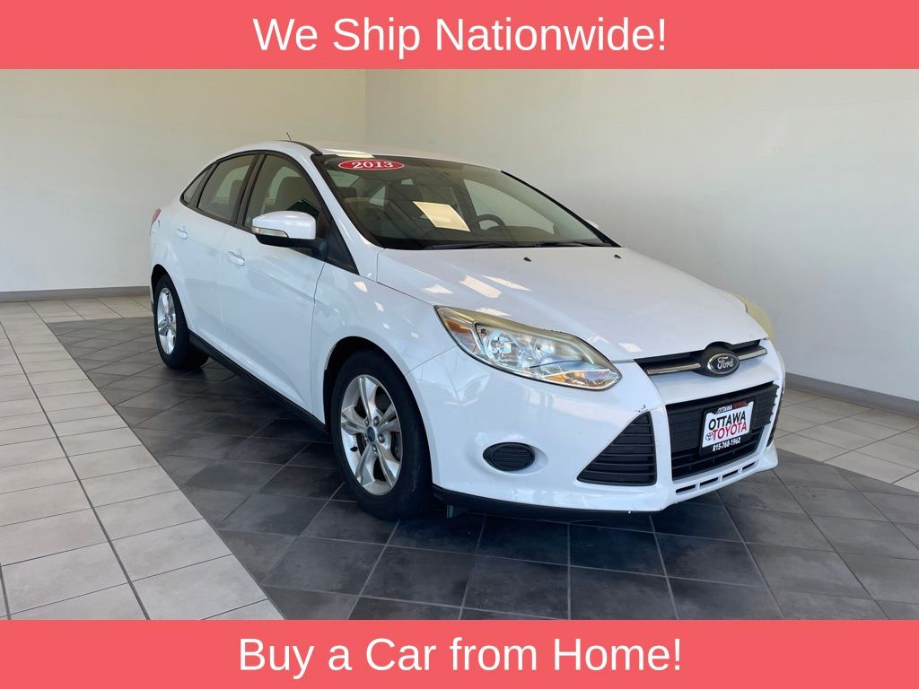 Oxford White 2013 Ford Focus Sedan Front-Wheel Drive 6-Speed Automatic