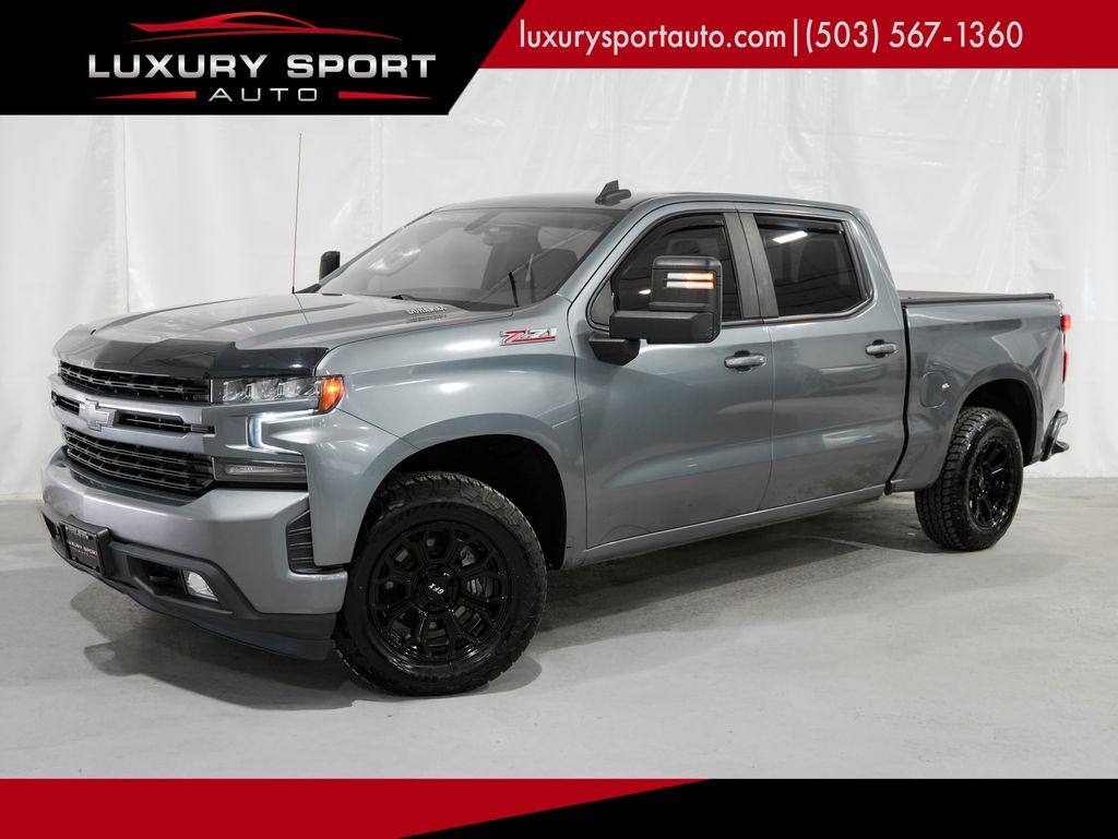 Gray (Satin Steel Metallic) 2020 Chevrolet Silverado 1500 Pickup Truck Four-Wheel Drive Automatic