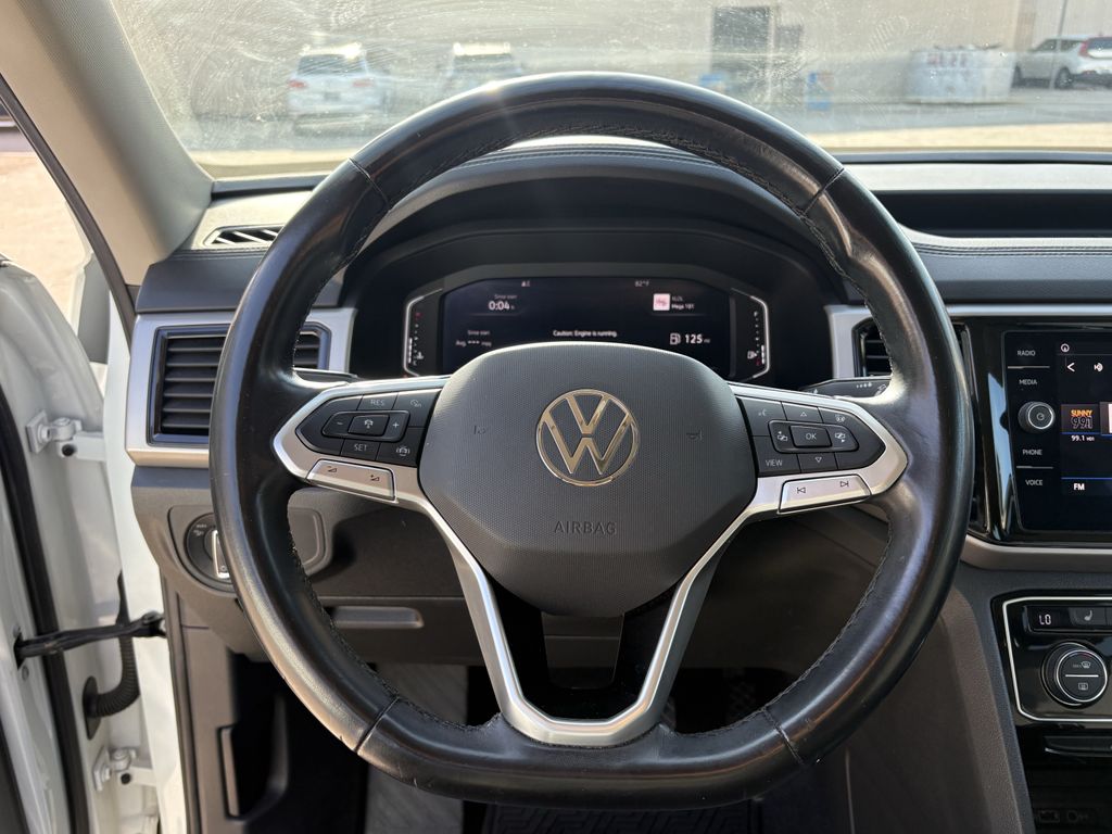 2021 Volkswagen Atlas SEL White at DeMontrond Mazda