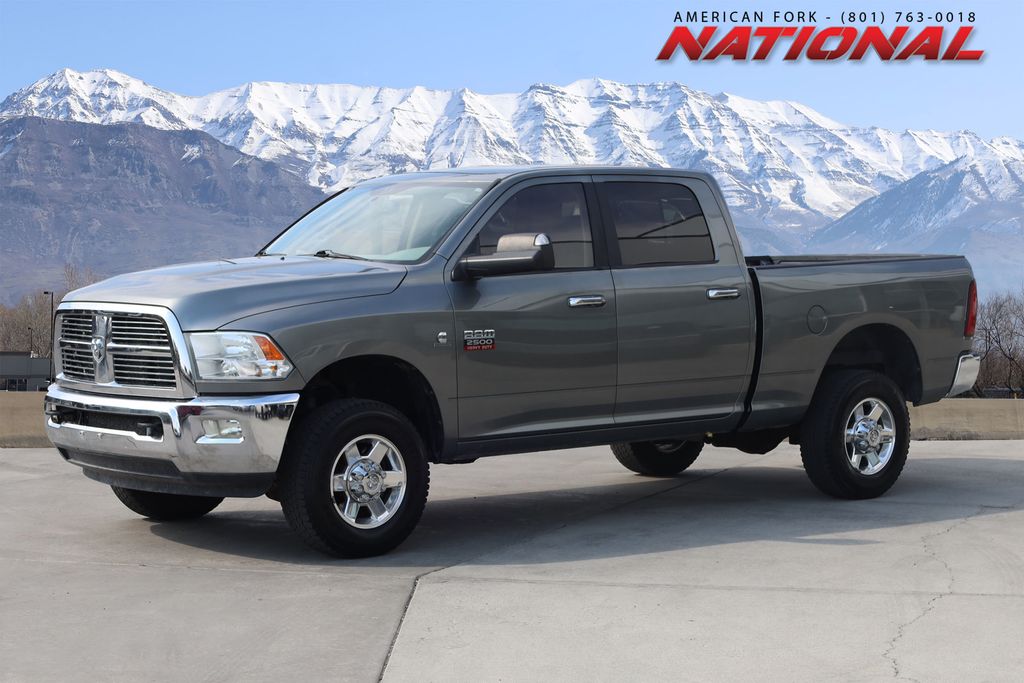 Mineral Gray Metallic 2010 Dodge RAM 2500 Pickup Truck Four-Wheel Drive 6-Speed Automatic
