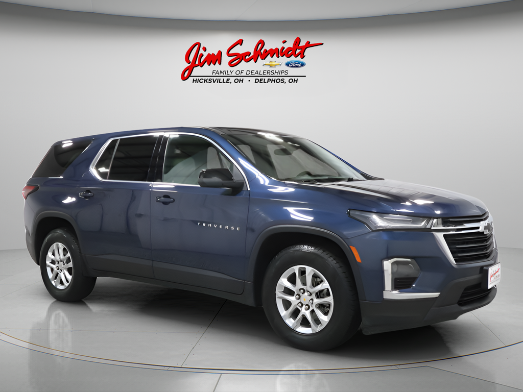 Northsky Blue Metallic 2023 Chevrolet Traverse SUV / Crossover Front-Wheel Drive 9-Speed Automatic