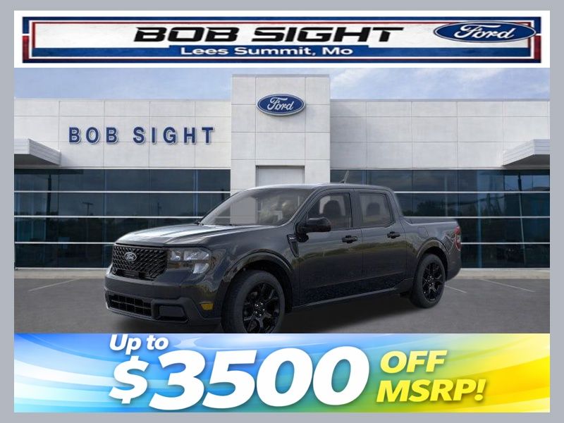 Shadow Black 2025 Ford Maverick XLT SuperCrew AWD Pickup Truck All-Wheel Drive 8-Speed Automatic