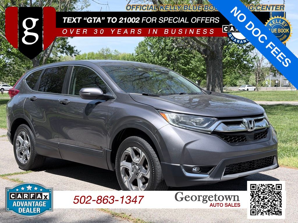 Gray 2017 Honda CR-V SUV / Crossover All-Wheel Drive Continuously Variable Transmission