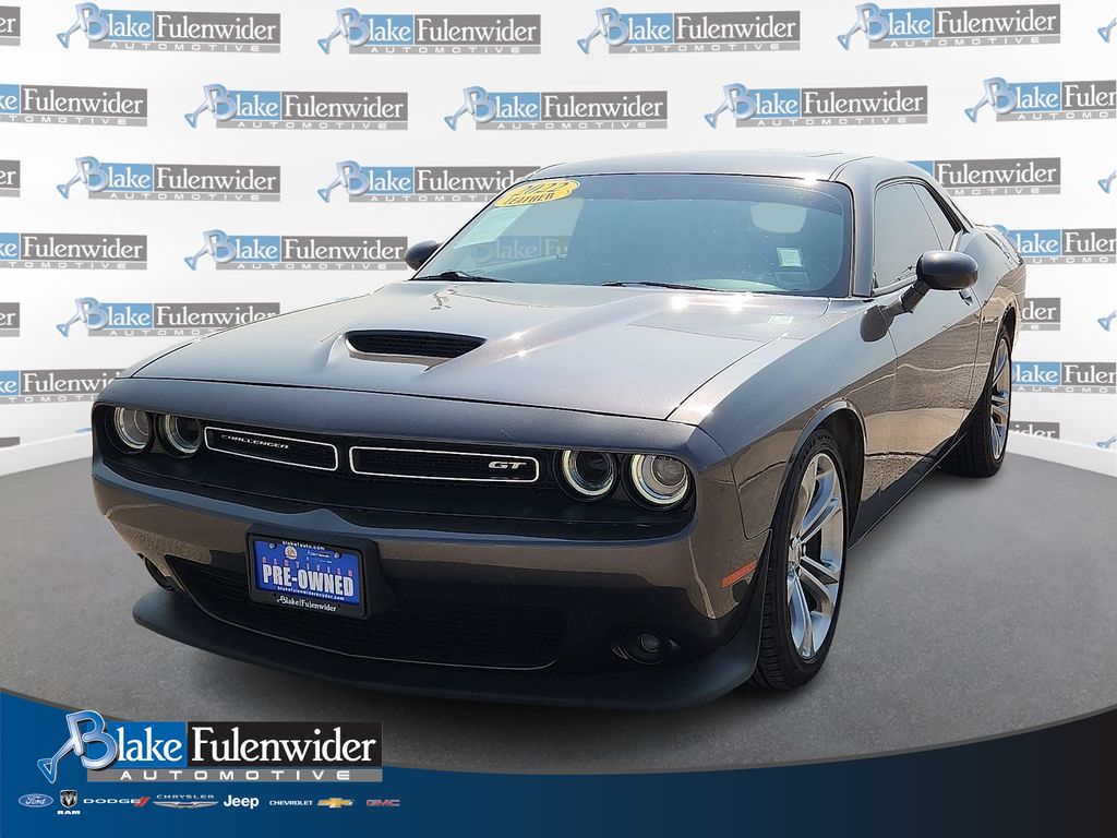 Gray (Granite Crystal Metallic Clearcoat) 2022 Dodge Challenger Coupe Rear-Wheel Drive 8-Speed Automatic