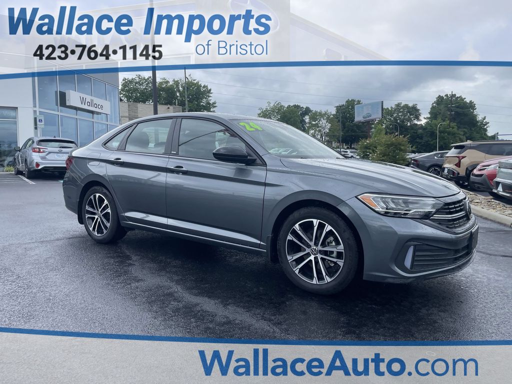 Platinum Gray Metallic 2024 Volkswagen Jetta Sedan Front-Wheel Drive 8-Speed Automatic