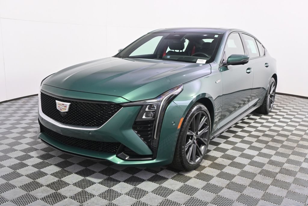 Typhoon Metallic 2025 Cadillac CT5 Sedan All-Wheel Drive Automatic